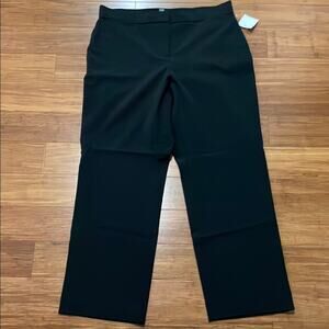 New JM Collection Black Business Slacks Pants Size 12 Short Business Office